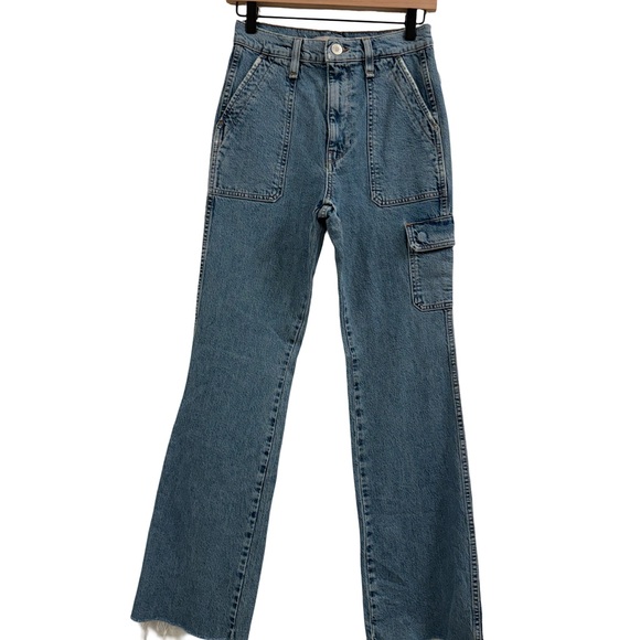 Hudson Jeans Wide Leg in Denim Blue - Picture 1 of 12